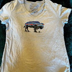 Patagonia fits v neck shirt tshirt